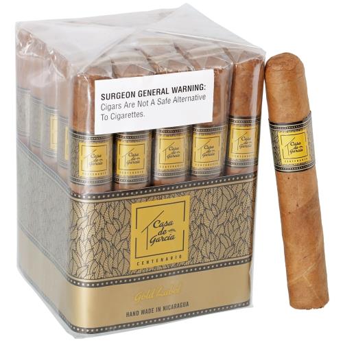 Casa de Garcia Centenario Gold Label Robusto 5  * 50, Bundle of 25