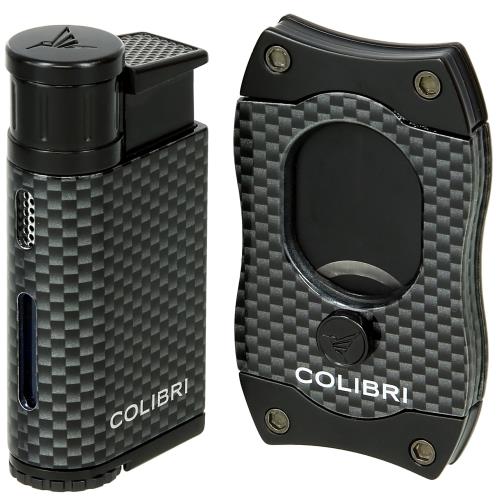 Colibri Evo Lighter and S-Cut Cigar Cutter
